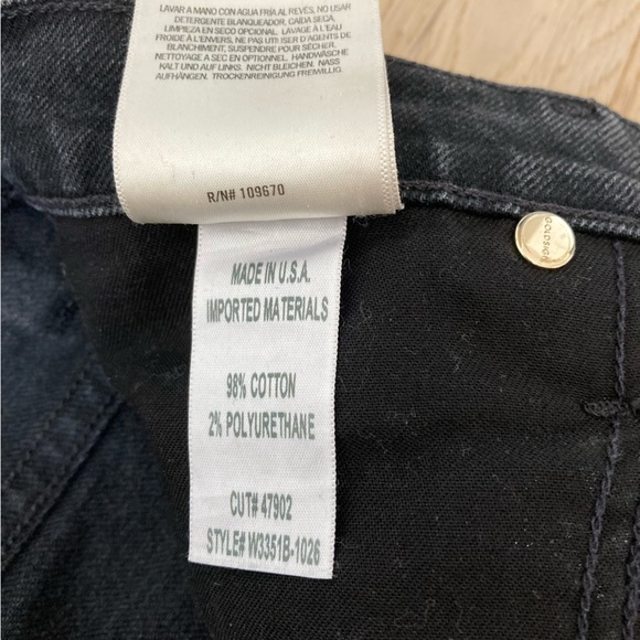 Goldsign Cropped A in Used Black - Picture 8 of 9